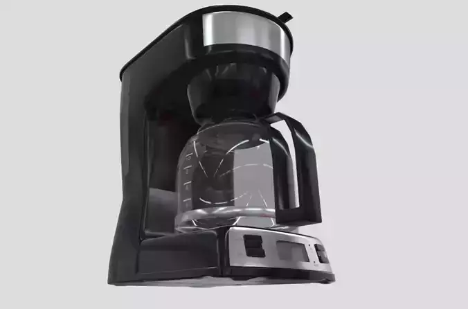 Coffee Machine Low-poly 3D model