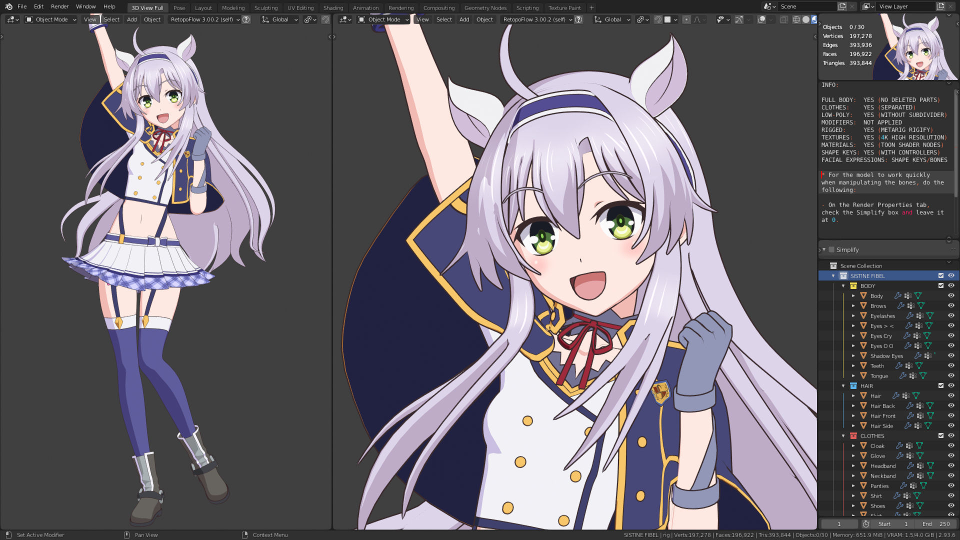 Sistine Fibel - Akashic Records - 3D Model Blender Low-poly 3D model_21