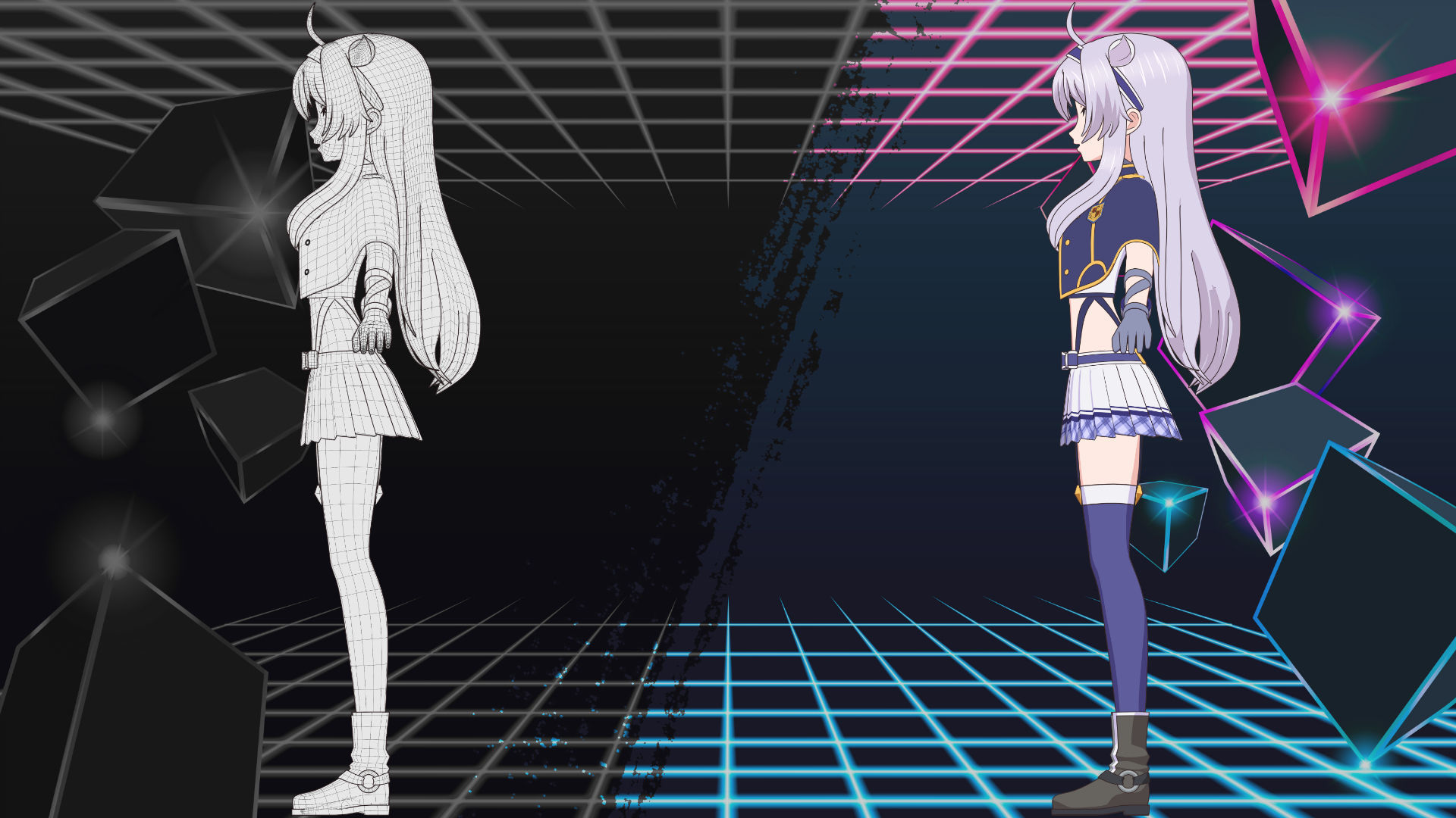 Sistine Fibel - Akashic Records - 3D Model Blender Low-poly 3D model_20