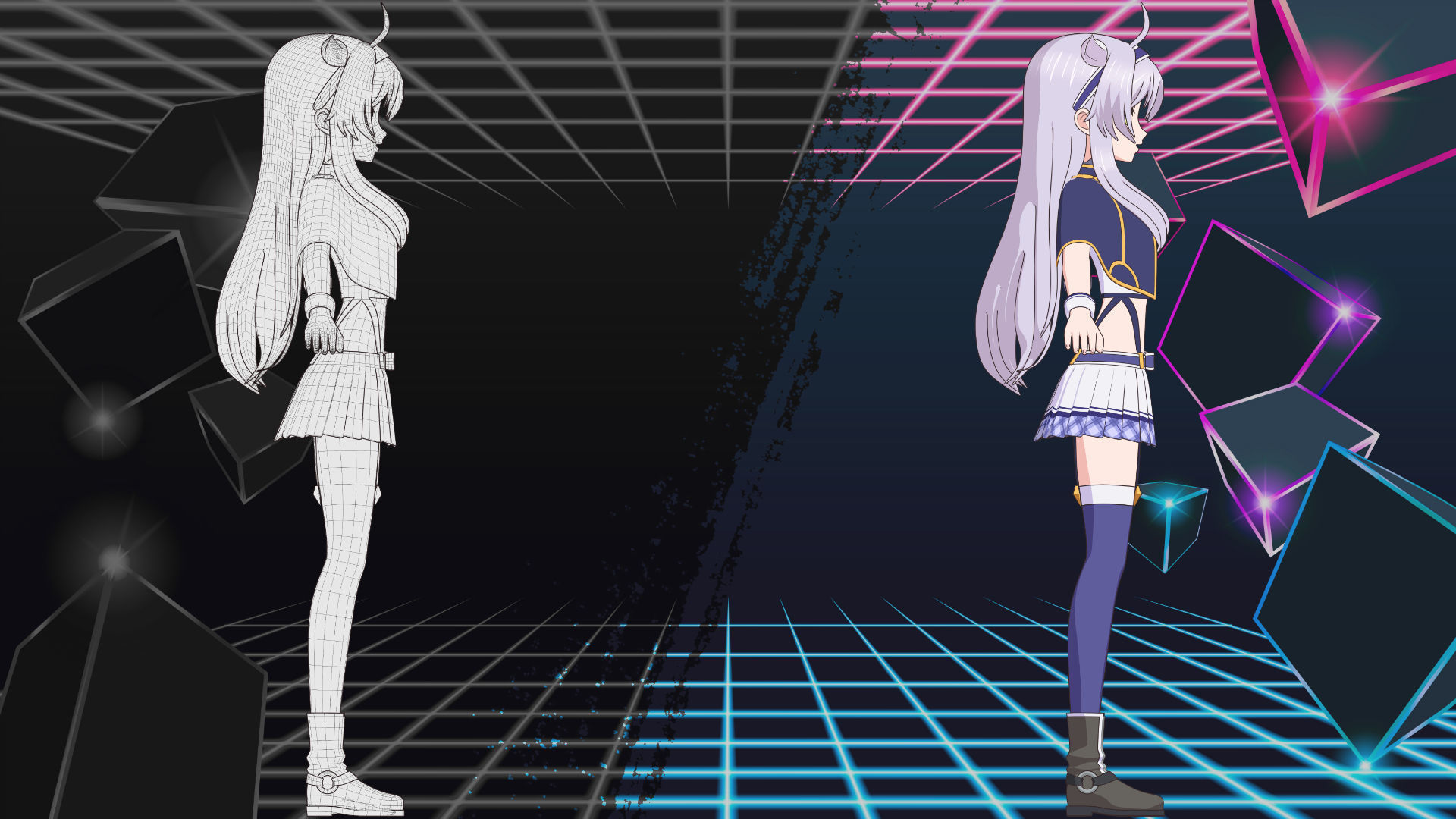 Sistine Fibel - Akashic Records - 3D Model Blender Low-poly 3D model_18