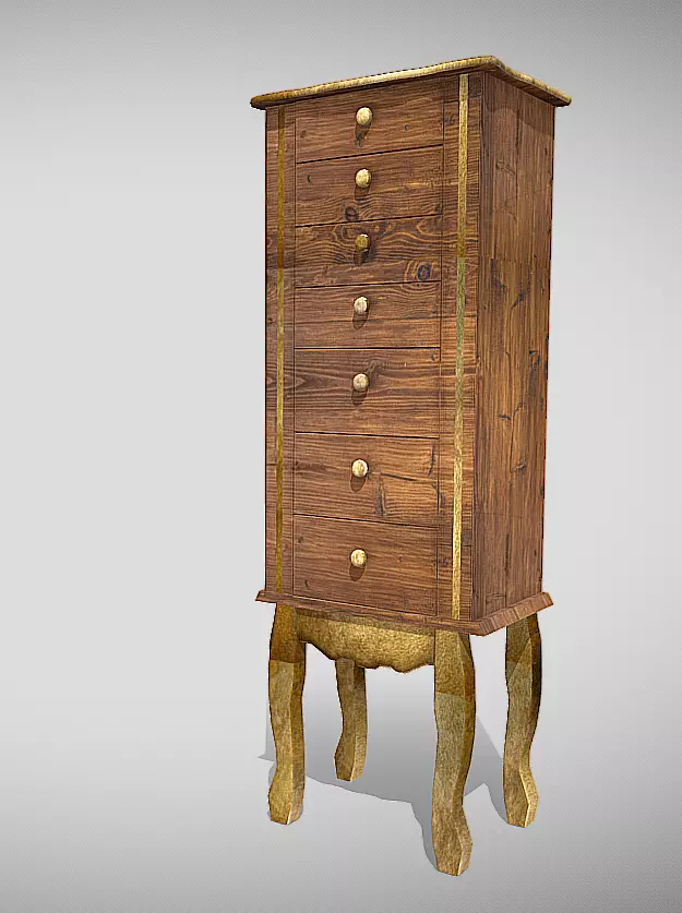 3D Jewelry Armoire Free 3D print model