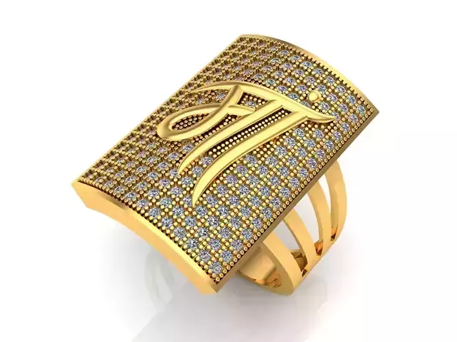 0136 - MAA GENTS RING 3D print model