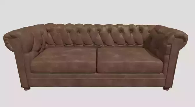 Sofa 3 Sections  Caramel
