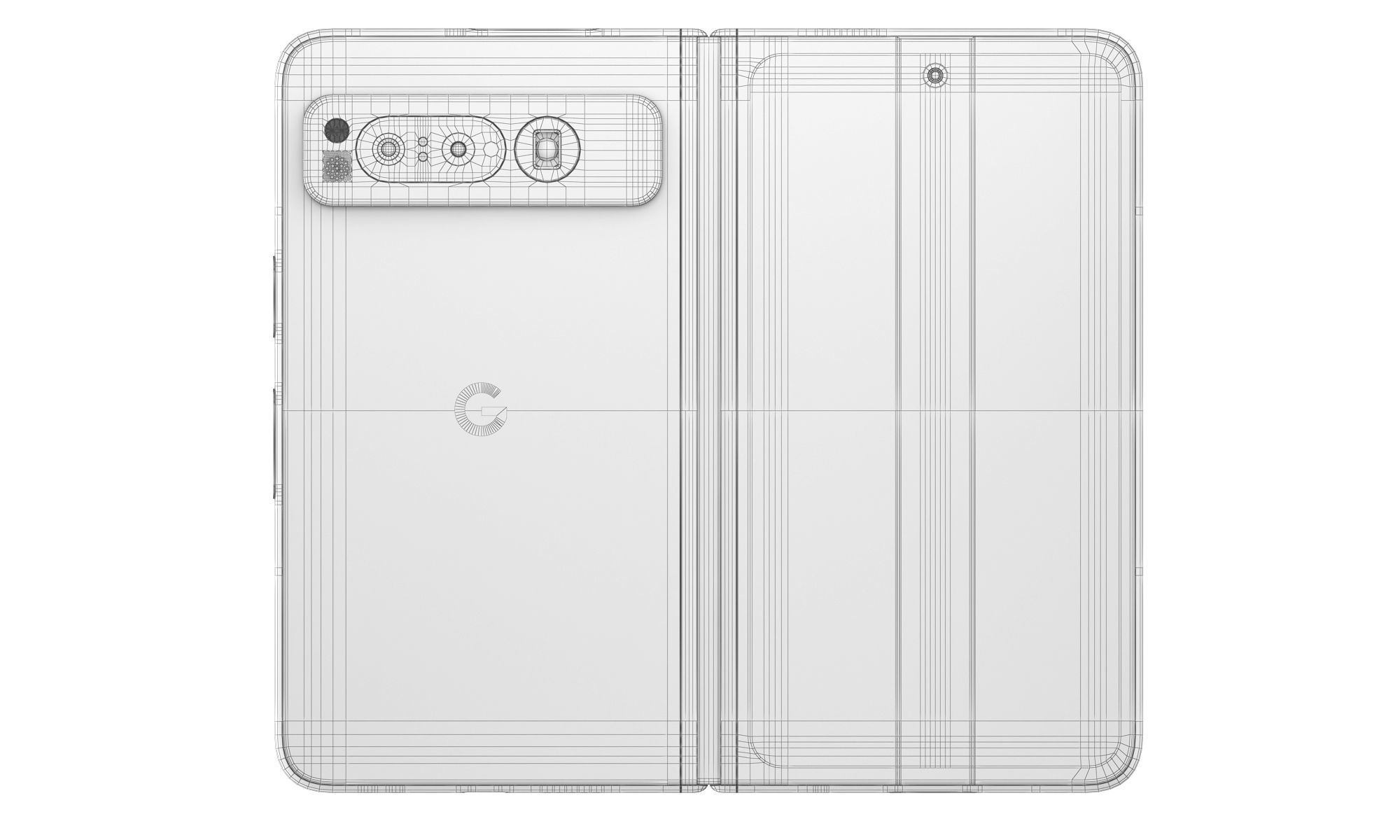 Google Pixel Fold All Colors 3D model_27