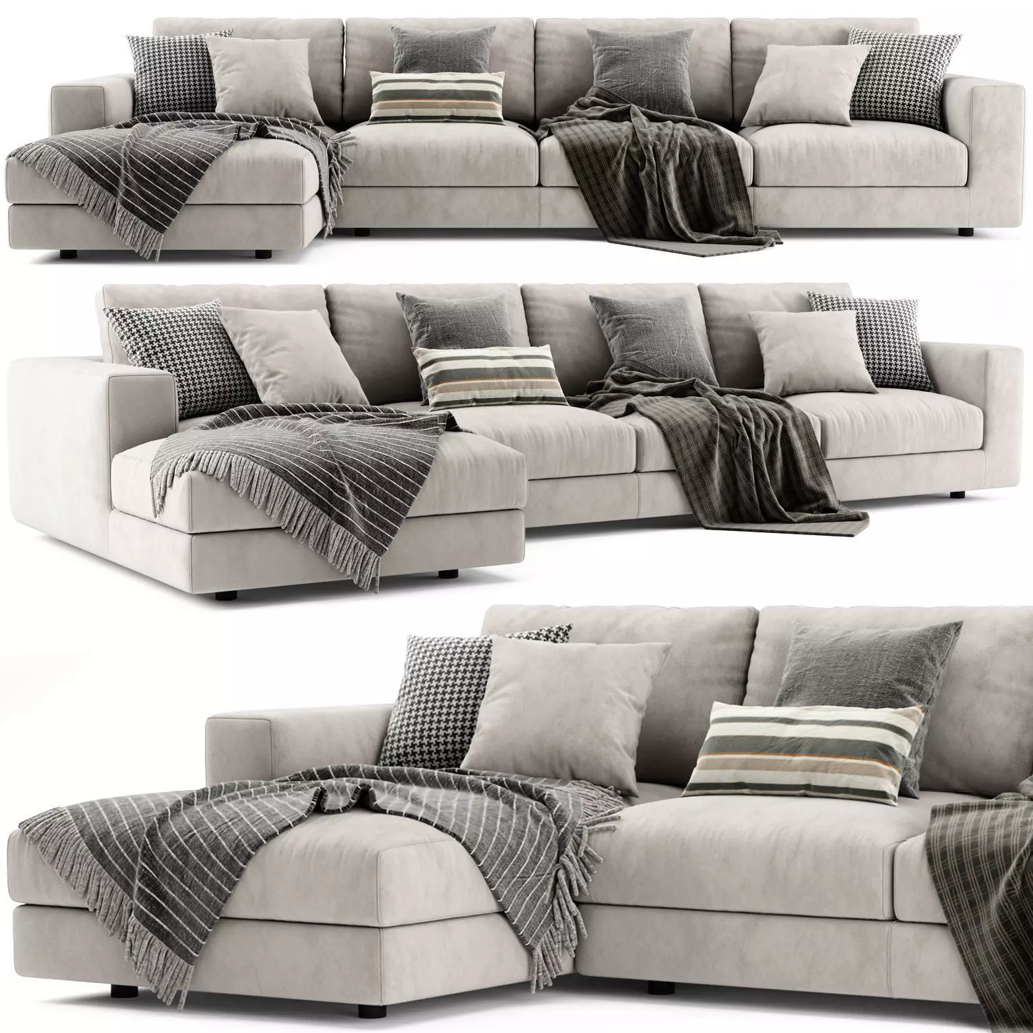 Bonaldo Superhiro Chaise Longue 02 3D model