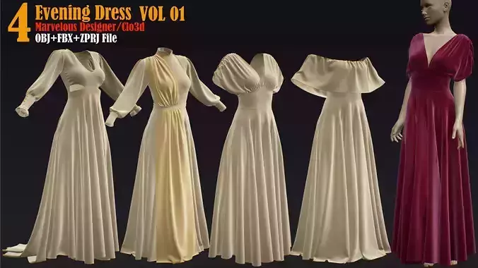 4 Evening Dress VOL01