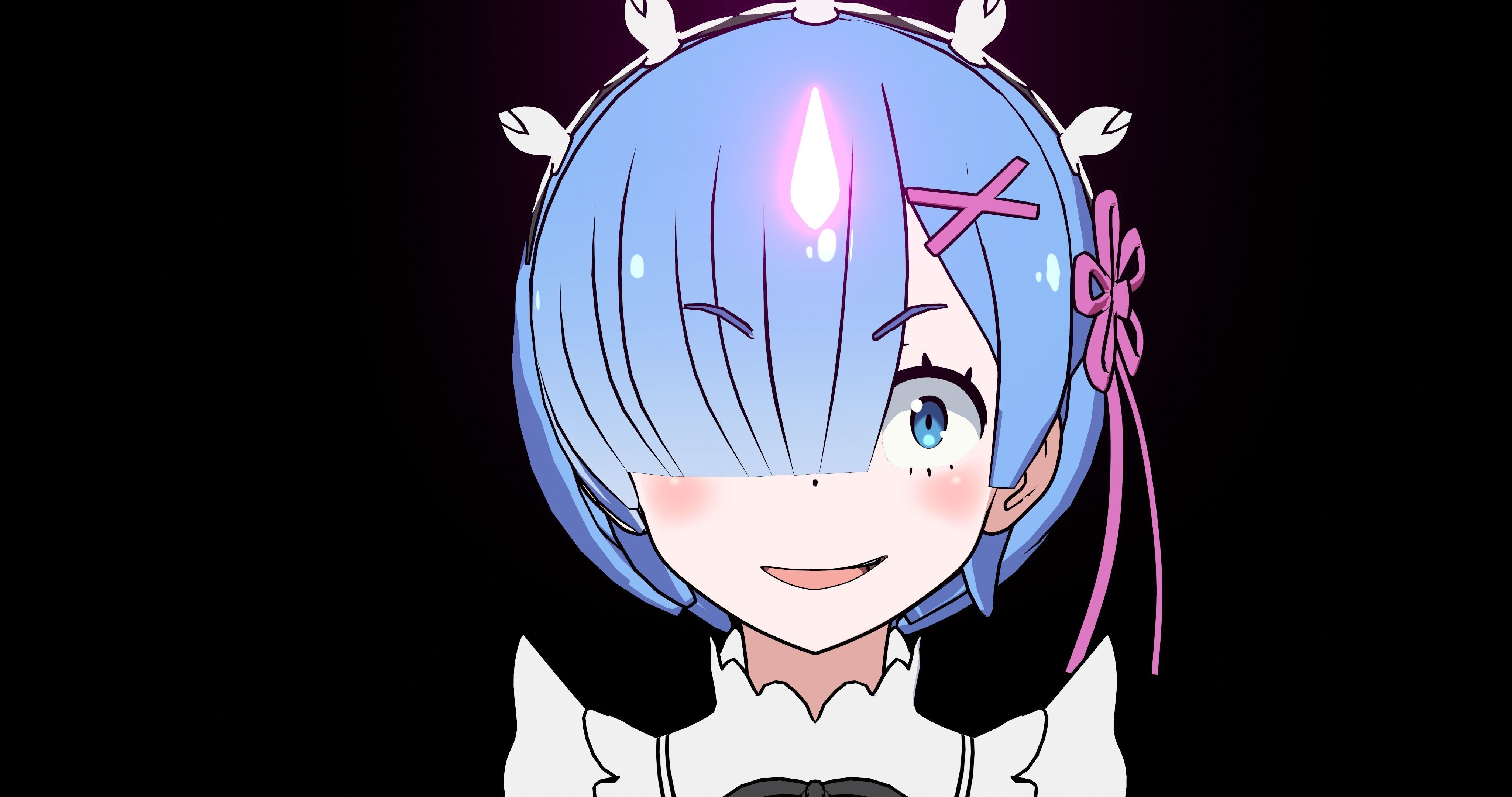 Pack Ram Rem - Re Zero Model 3D - Blender Low-poly 3D model_33