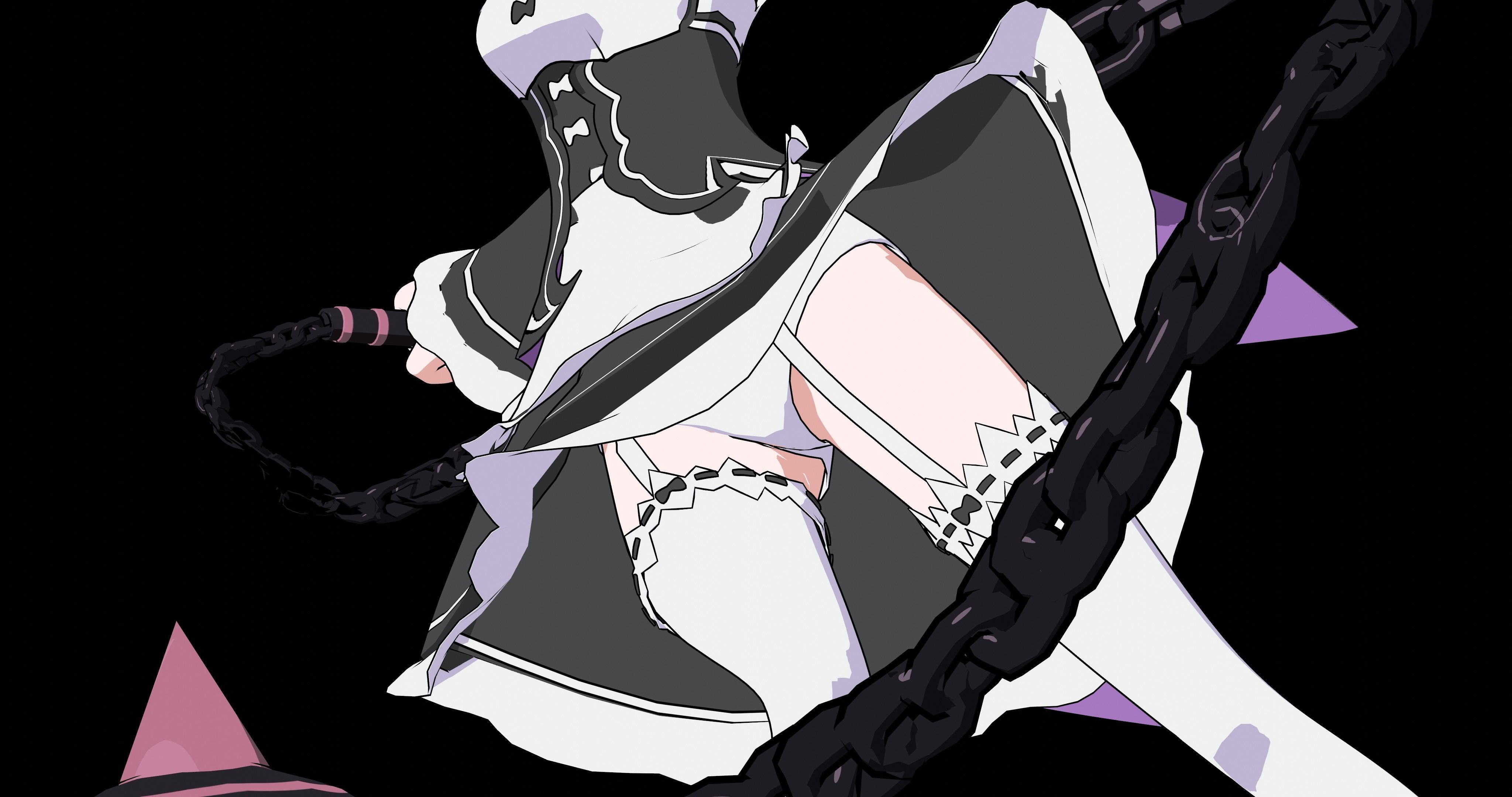 Pack Ram Rem - Re Zero Model 3D - Blender Low-poly 3D model_31