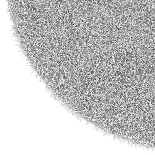 Round Light Grey Rugr