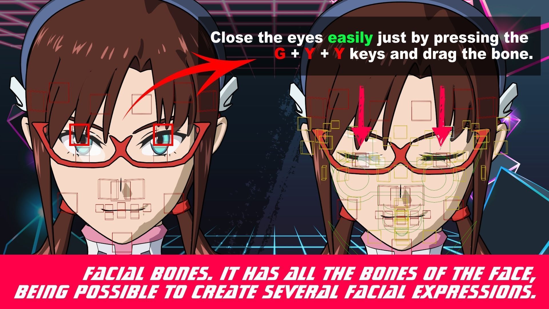 Pack Mari Makinami - Evangelion - 3D Model blender Low-poly 3D model_5