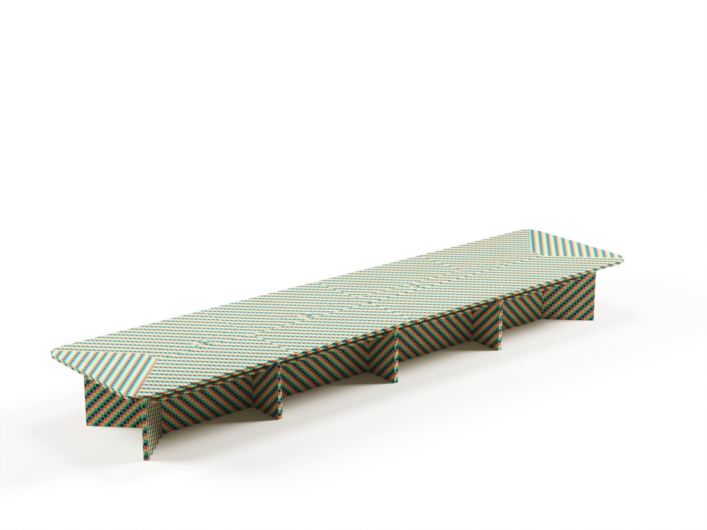 Modern Office Meeting Table For Director Free 3D model_3