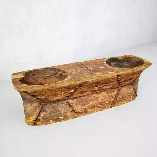 Old Wood Double Seed Sorter