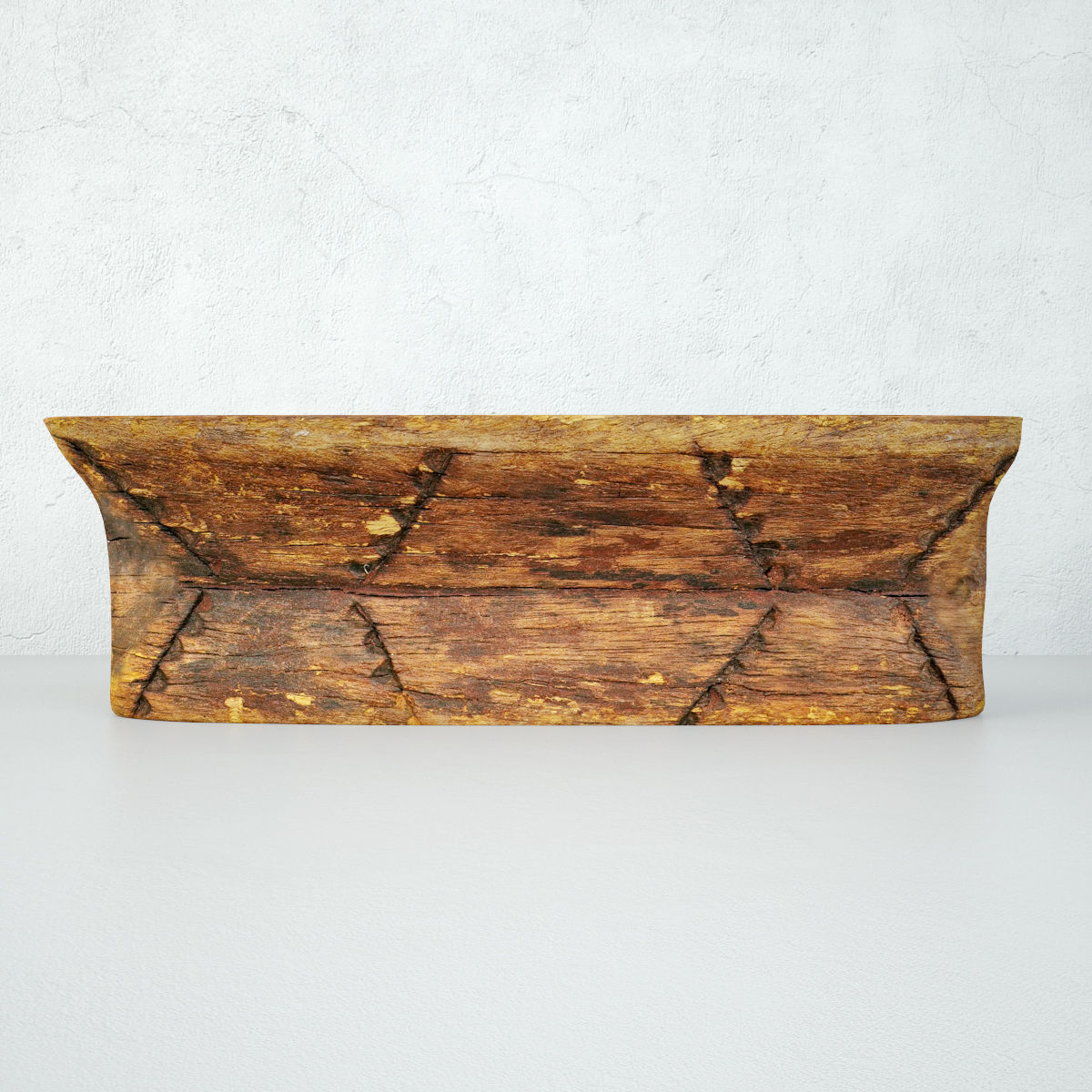 Old Wood Double Seed Sorter 3D model_4