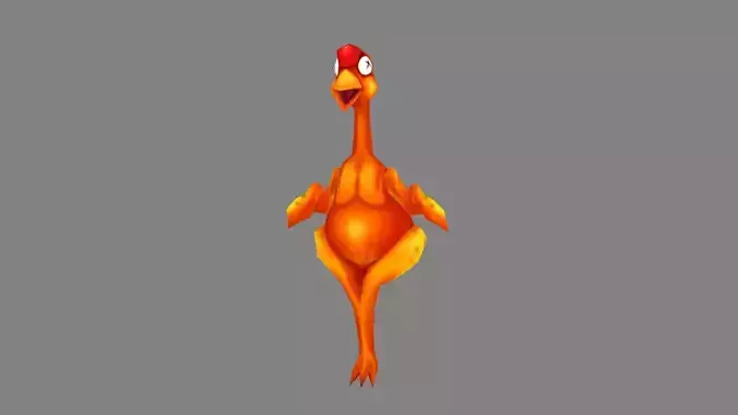 Cartoon Roasted Goose