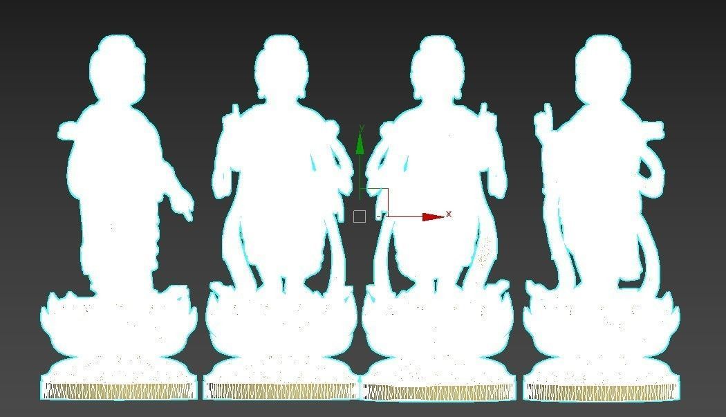 3D PRINTED MODEL OF BUDDHA BIRTH MODEL 3D print model_10