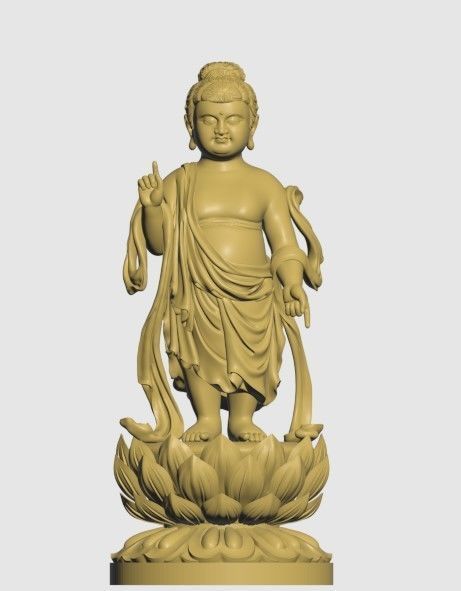 3D PRINTED MODEL OF BUDDHA BIRTH MODEL 3D print model_1