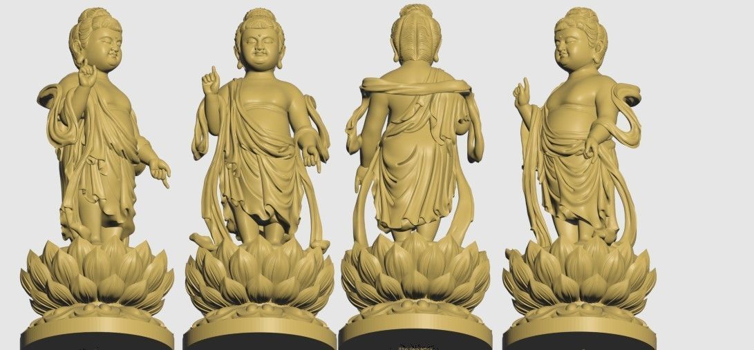 3D PRINTED MODEL OF BUDDHA BIRTH MODEL 3D print model_11
