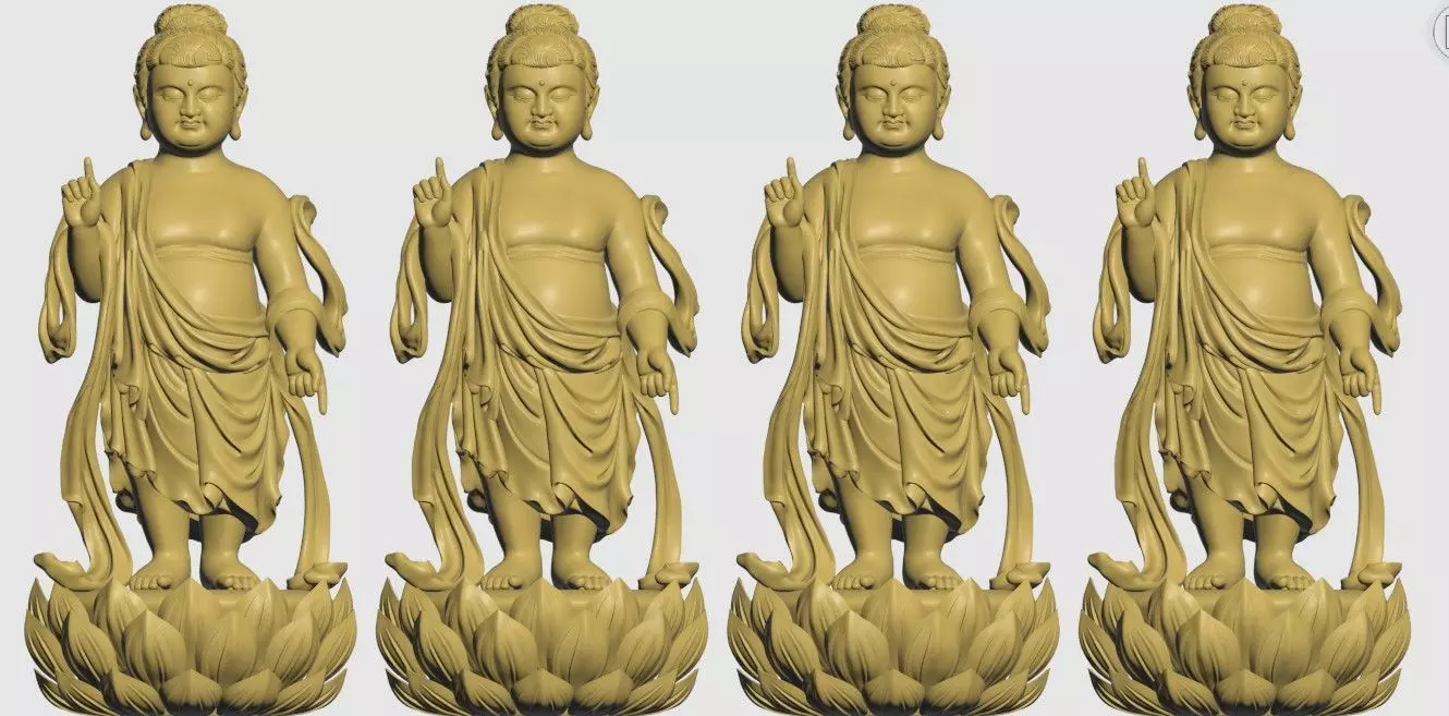 3D PRINTED MODEL OF BUDDHA BIRTH MODEL 3D print model_0