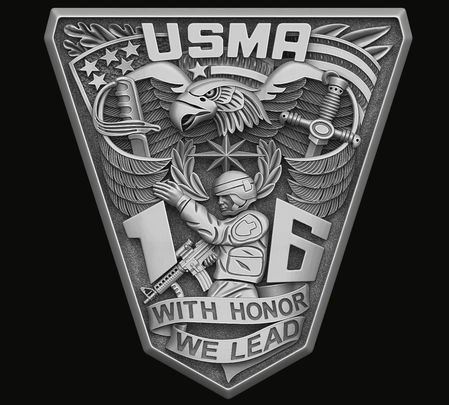 The bas-relief for the ring of the United States 2016 3D print model_1