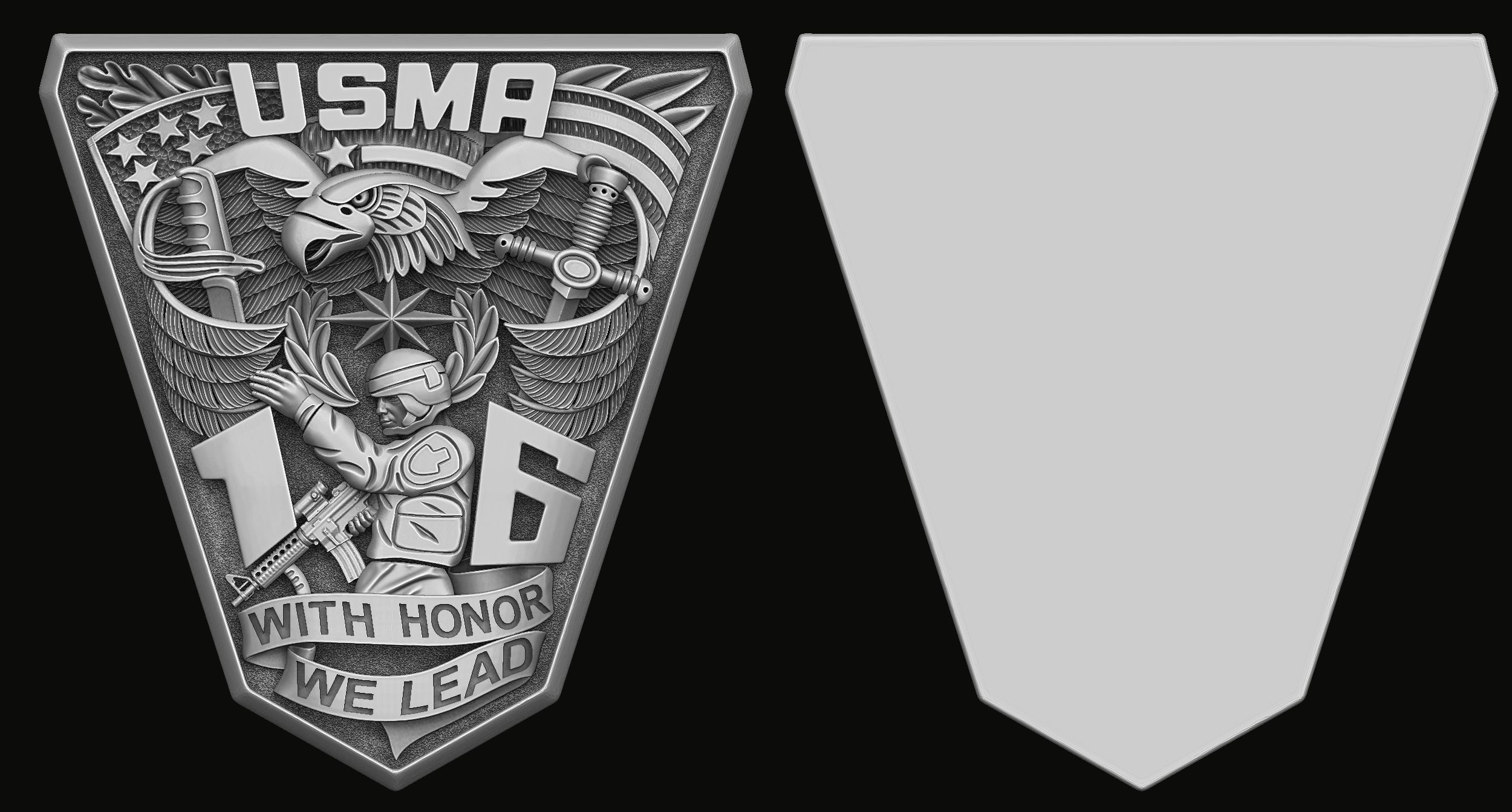 The bas-relief for the ring of the United States 2016 3D print model_3