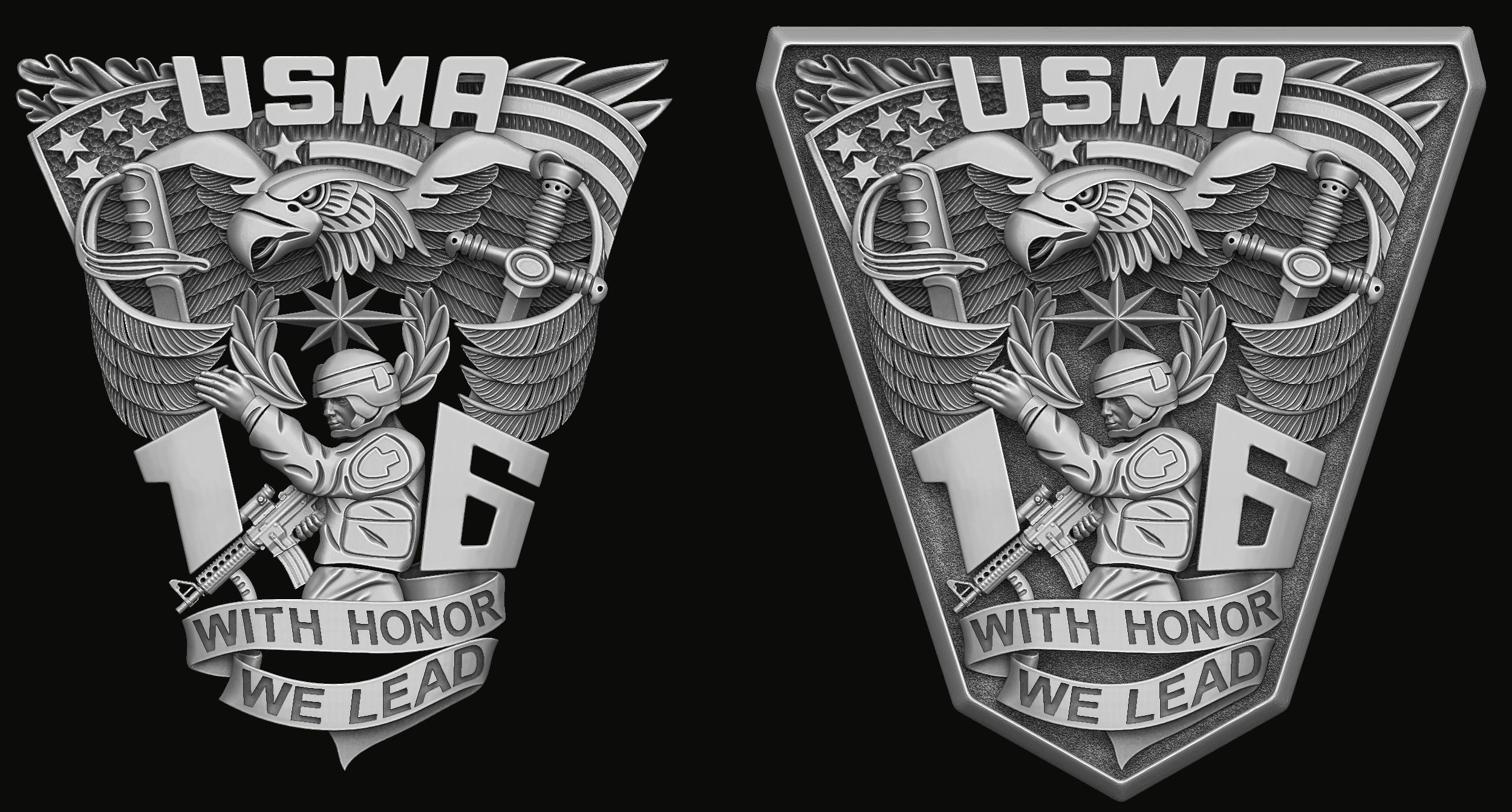 The bas-relief for the ring of the United States 2016 3D print model_4