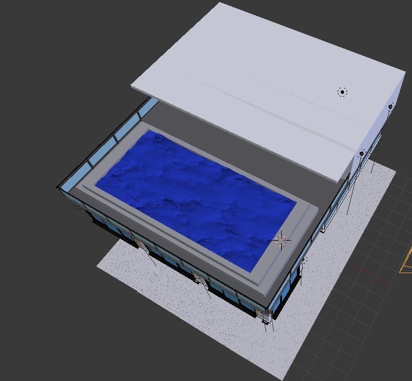 Luxury Modern House 3D model_22