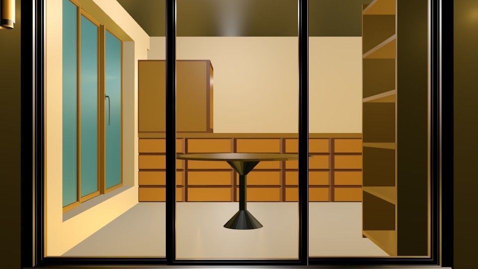 Luxury Modern House 3D model_10