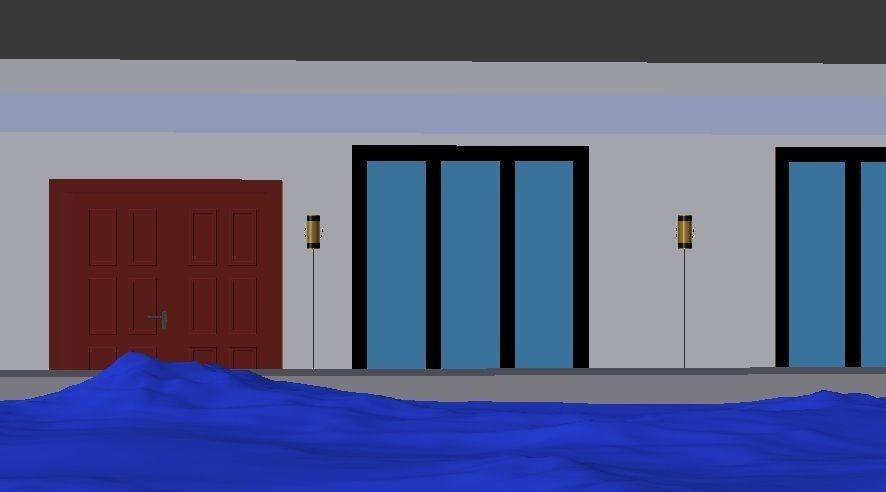 Luxury Modern House 3D model_13