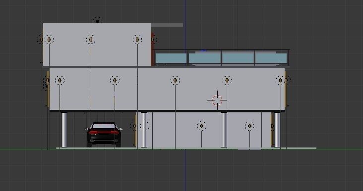 Luxury Modern House 3D model_16