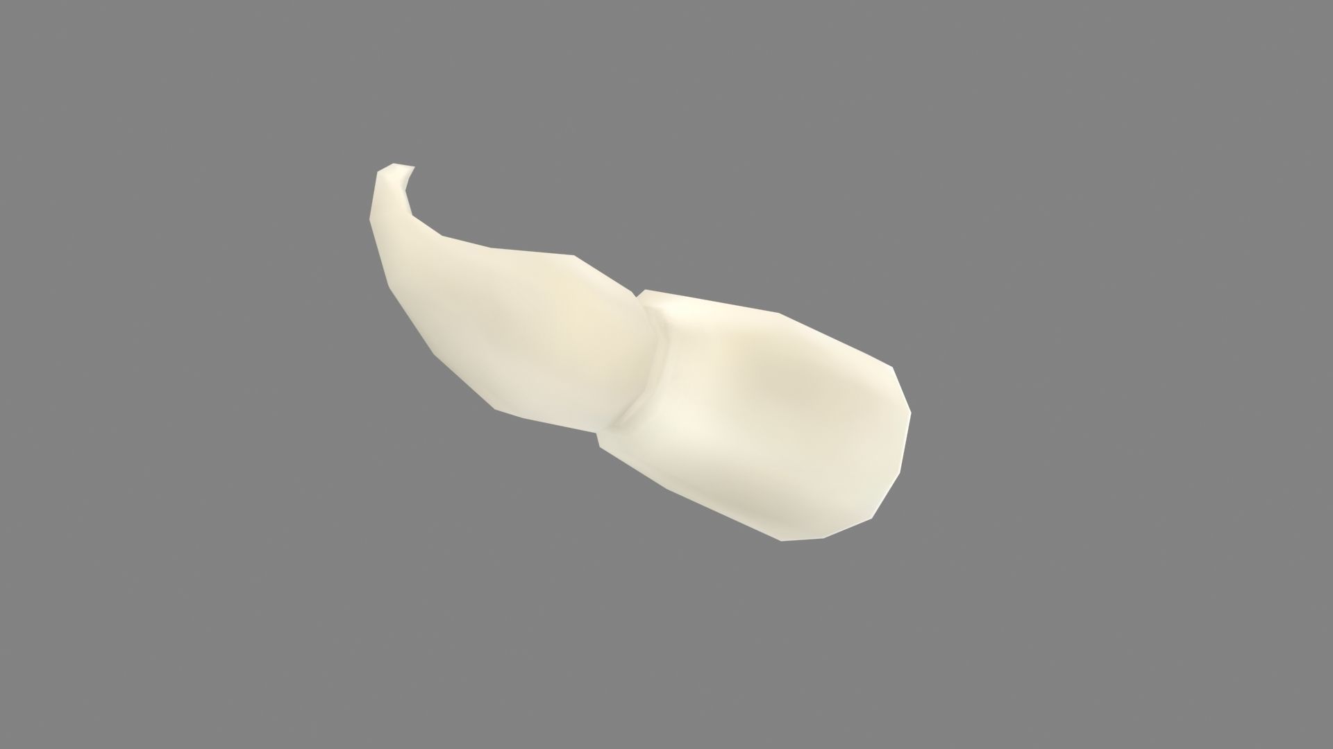 Peeled Lotus Root Low-poly 3D model_3