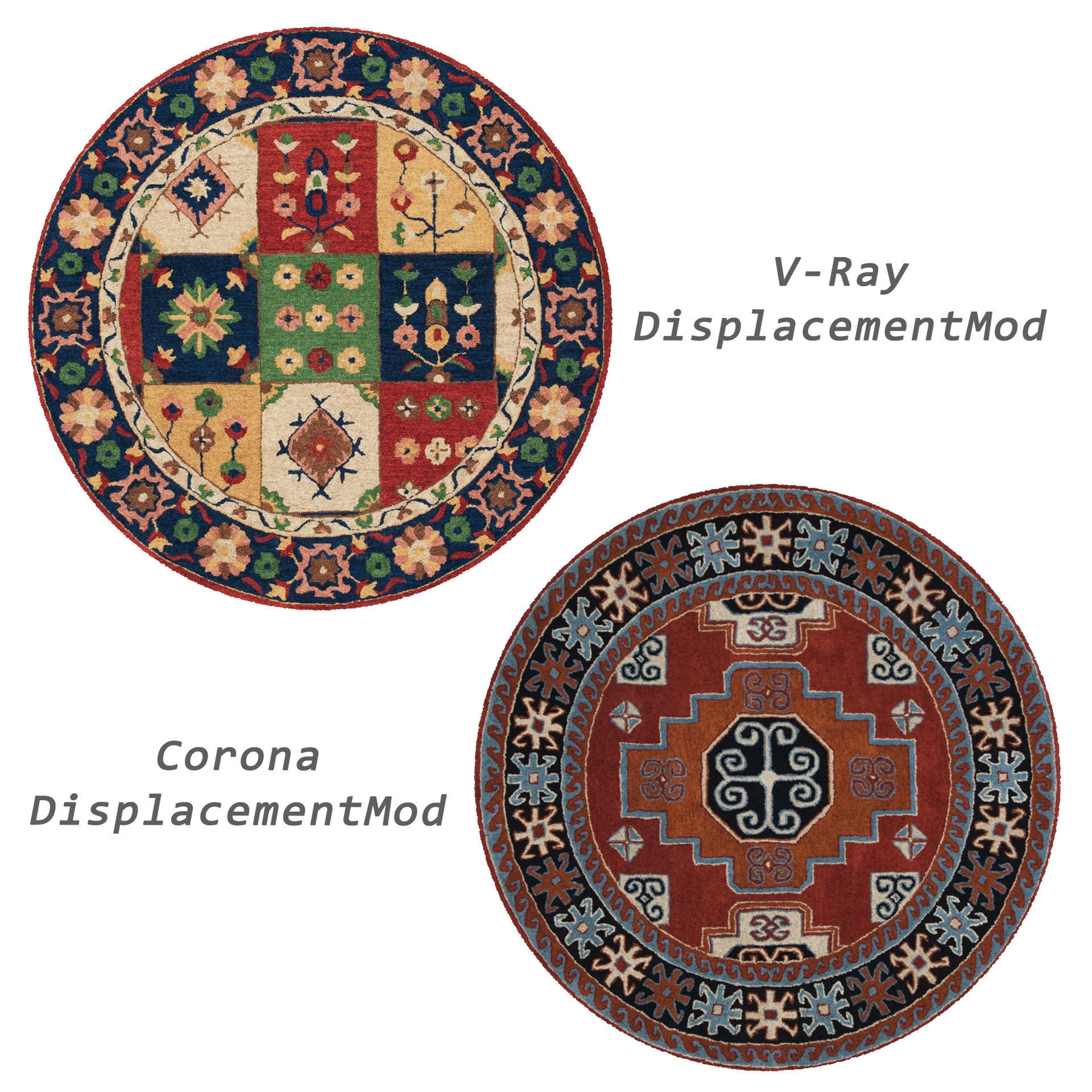Rugs No 889 Low-poly 3D model_2
