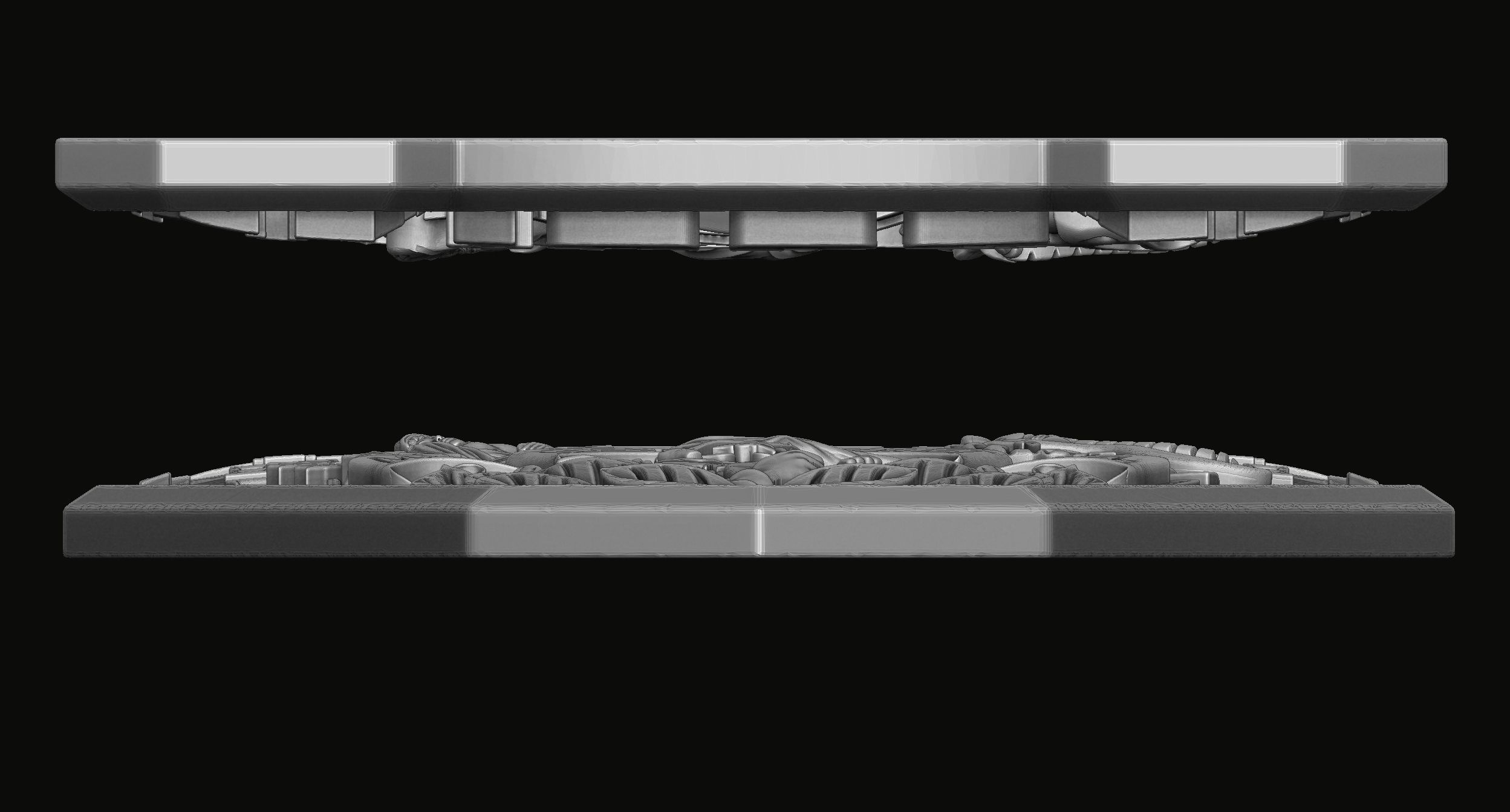 The bas-relief for the ring of the United States 1839 3D print model_5