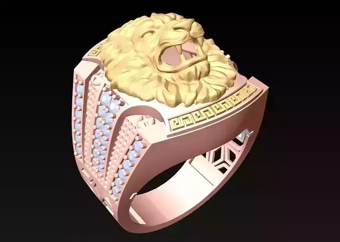 Lion Ring - Mens Rings - N1911