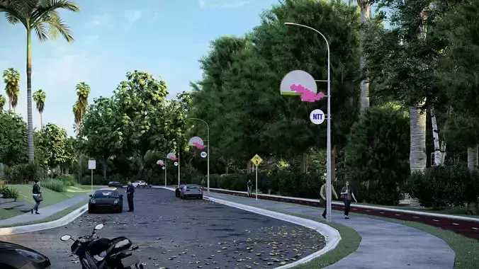 Traffic lamp - Art lampposts