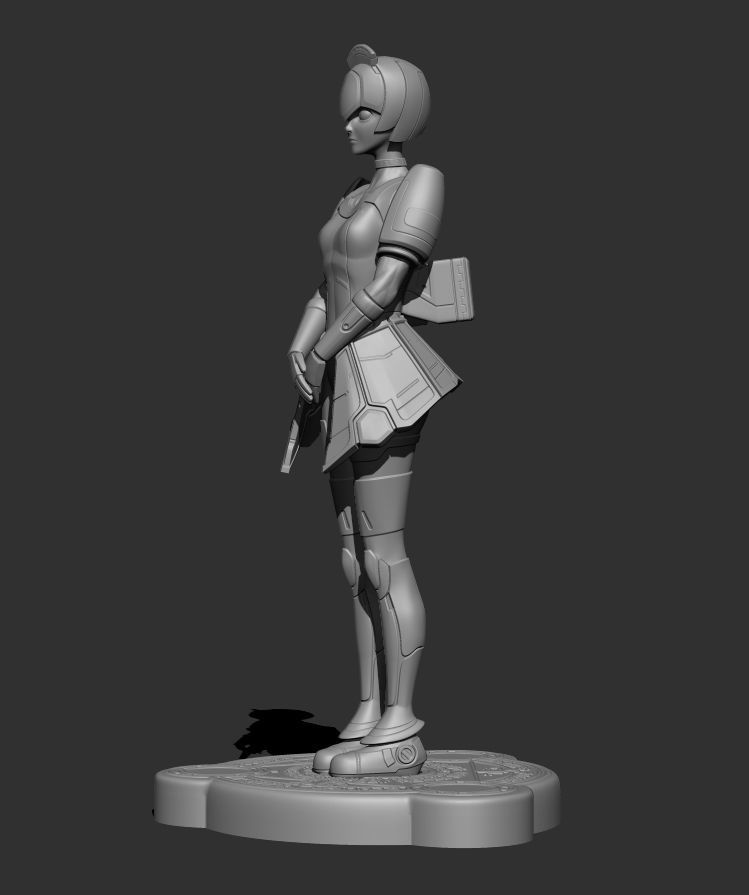 PSO RAcaseal character model 3D print model_1