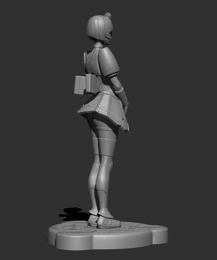 PSO RAcaseal character model 3D print model_3