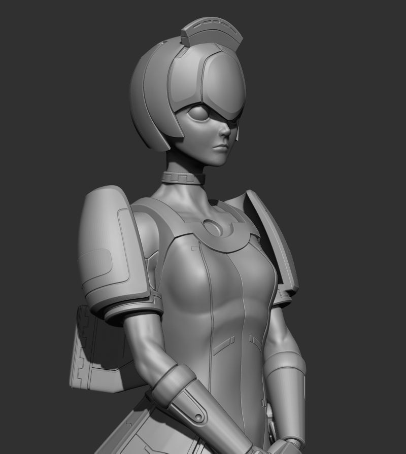 PSO RAcaseal character model 3D print model_4