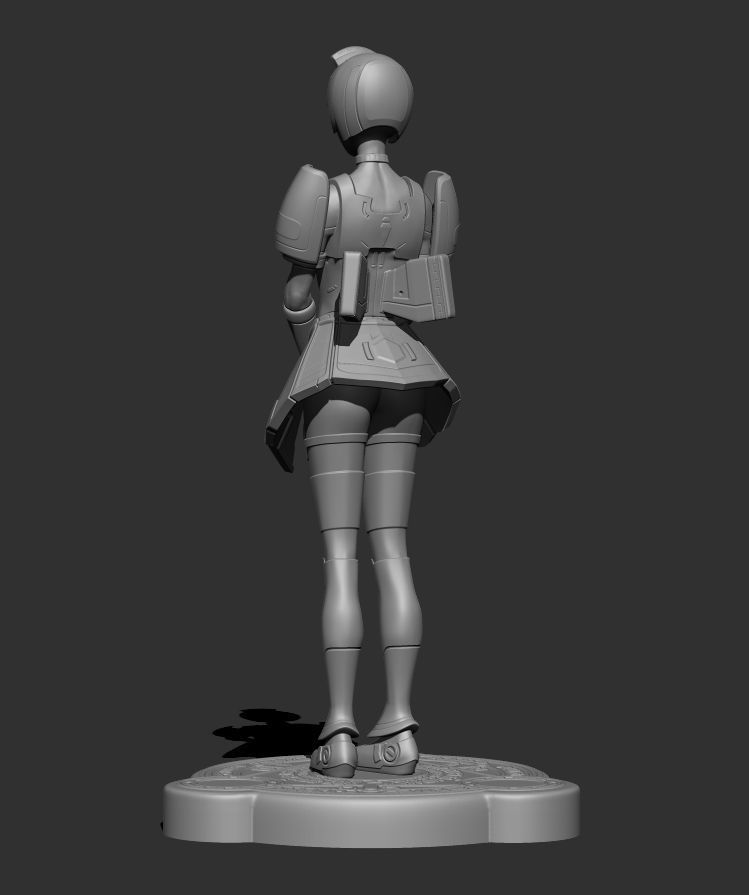 PSO RAcaseal character model 3D print model_2