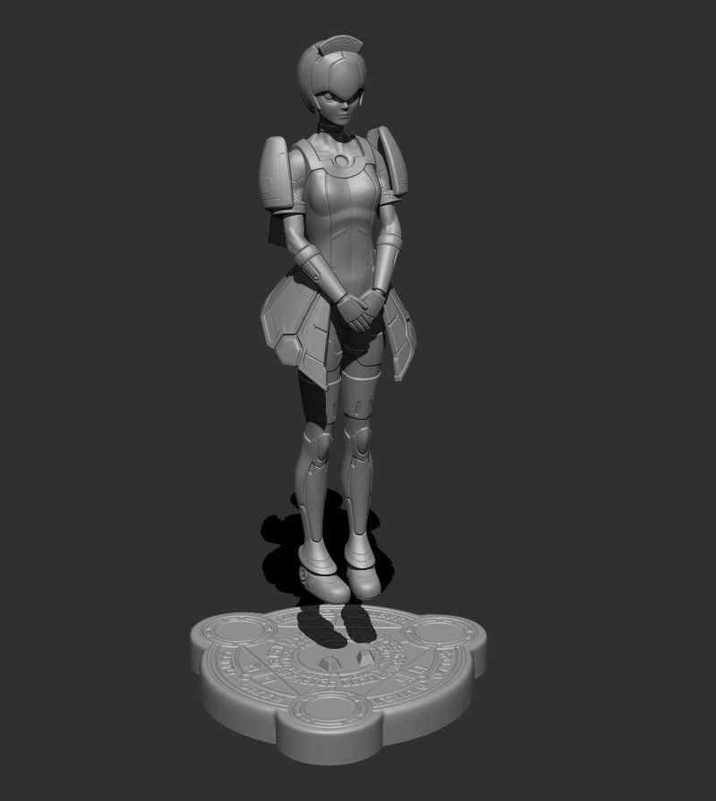 PSO RAcaseal character model 3D print model_5