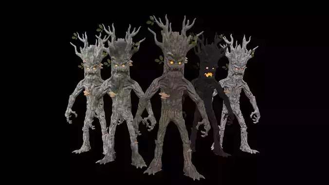 Logster Low-poly 3D model