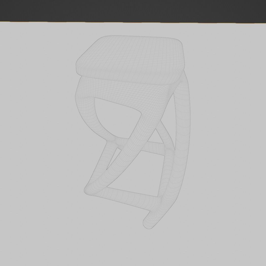 Solid Wood Coffee Table 3D model_10