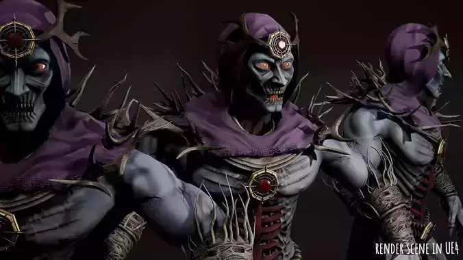 Male Creature Character Low-poly 3D model