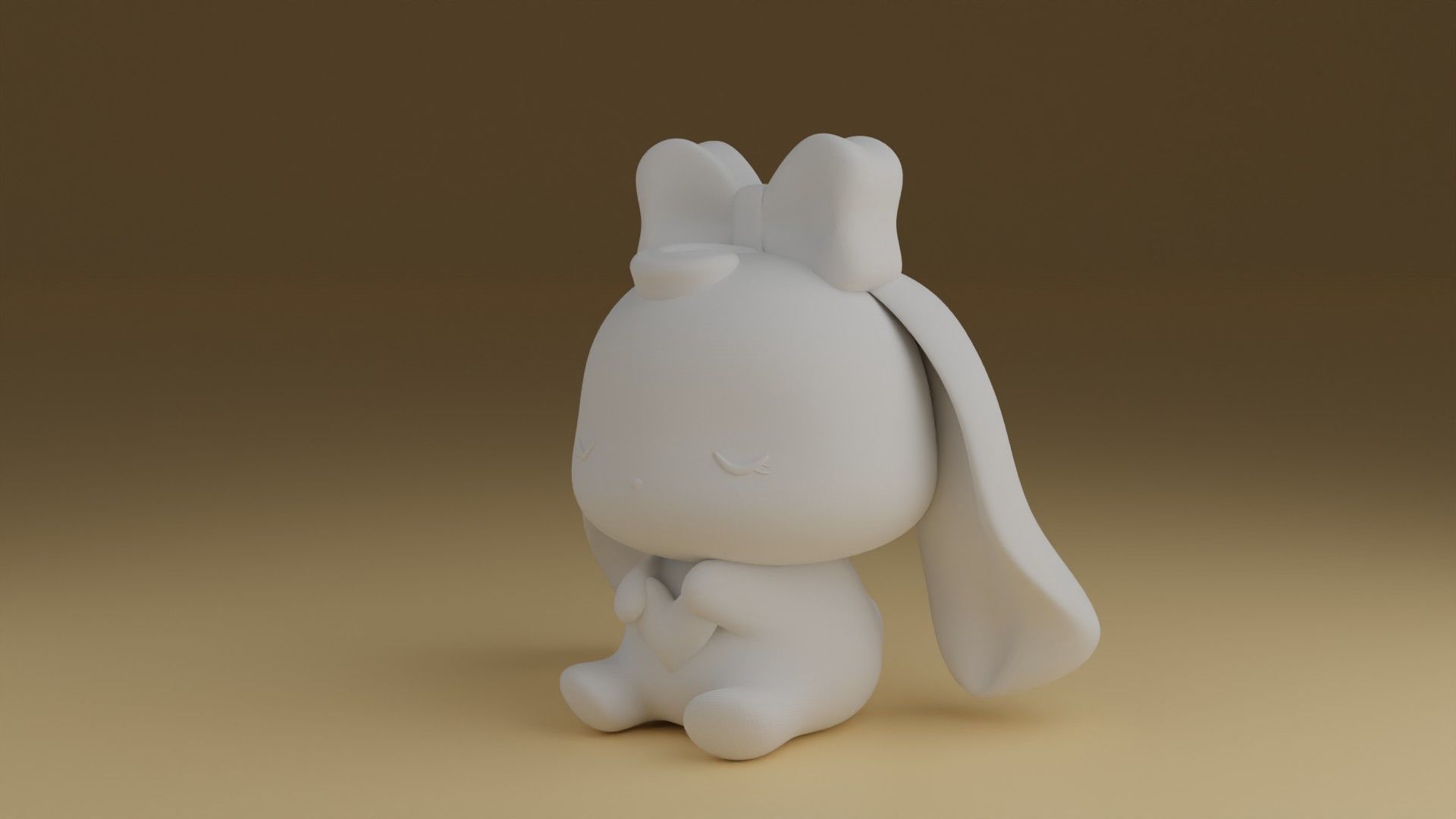 bunny 3D print model_6