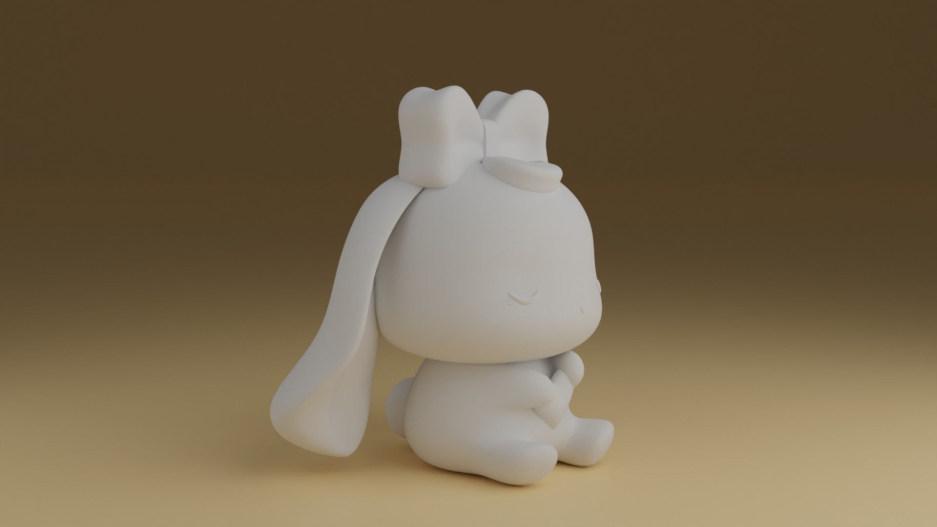 bunny 3D print model_2