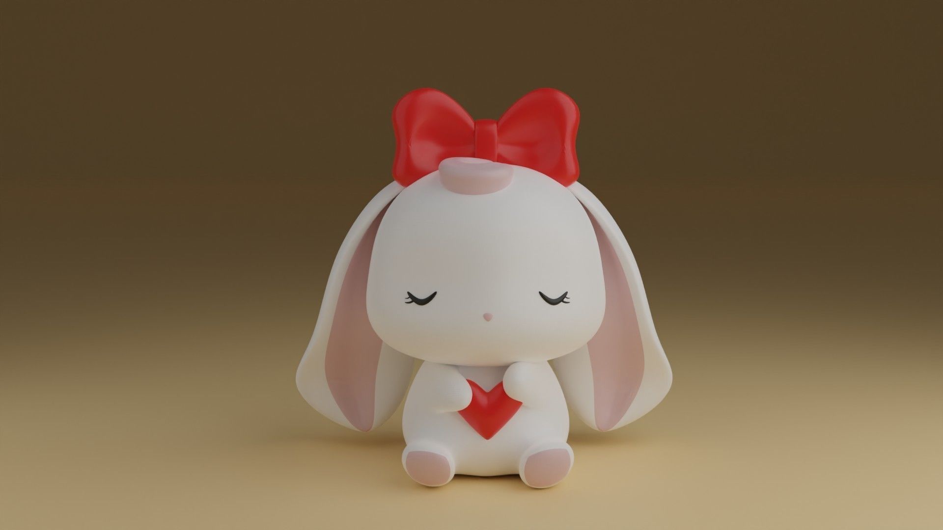 bunny 3D print model_7