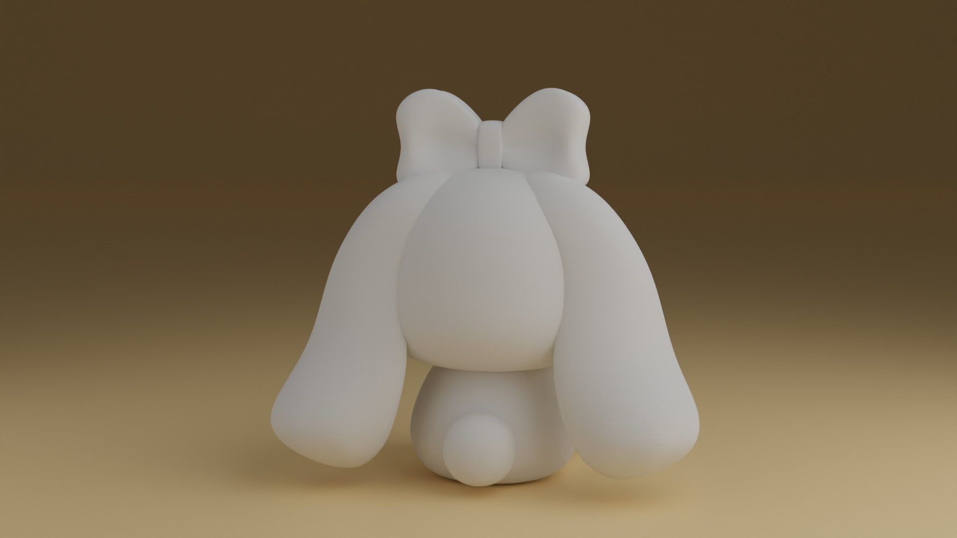 bunny 3D print model_4
