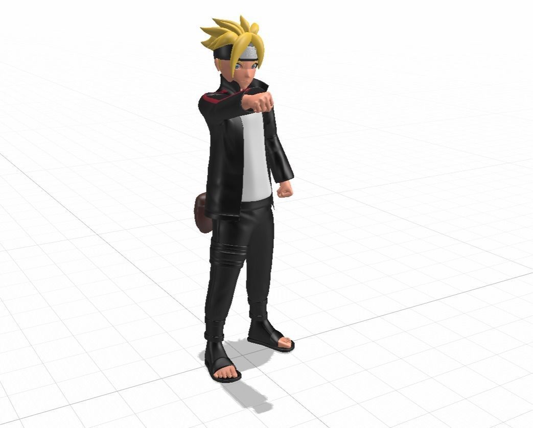 Boruto Uzumaki - Naruto Shippuden 3D model_16