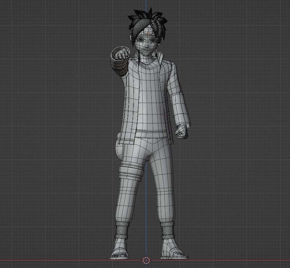 Boruto Uzumaki - Naruto Shippuden 3D model_8