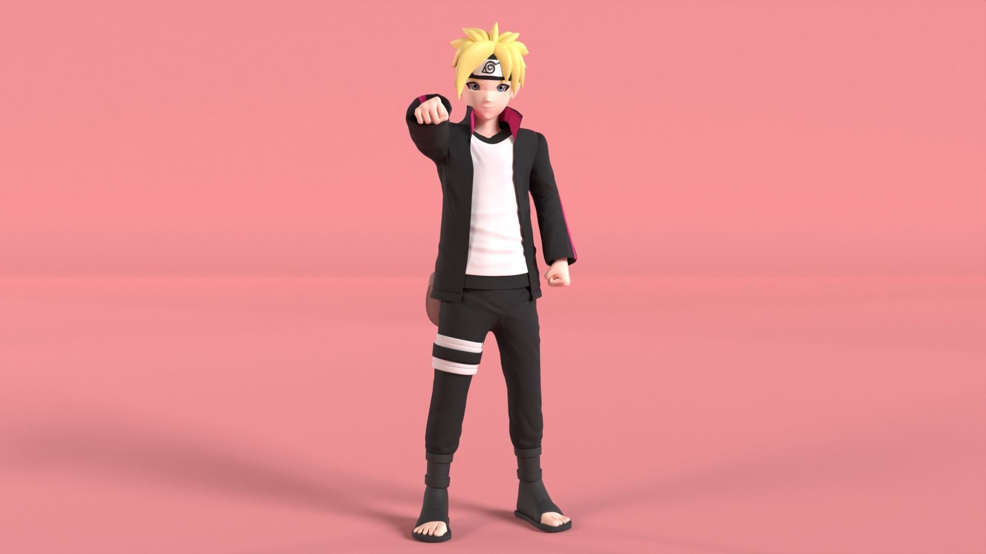 Boruto Uzumaki - Naruto Shippuden 3D model_1