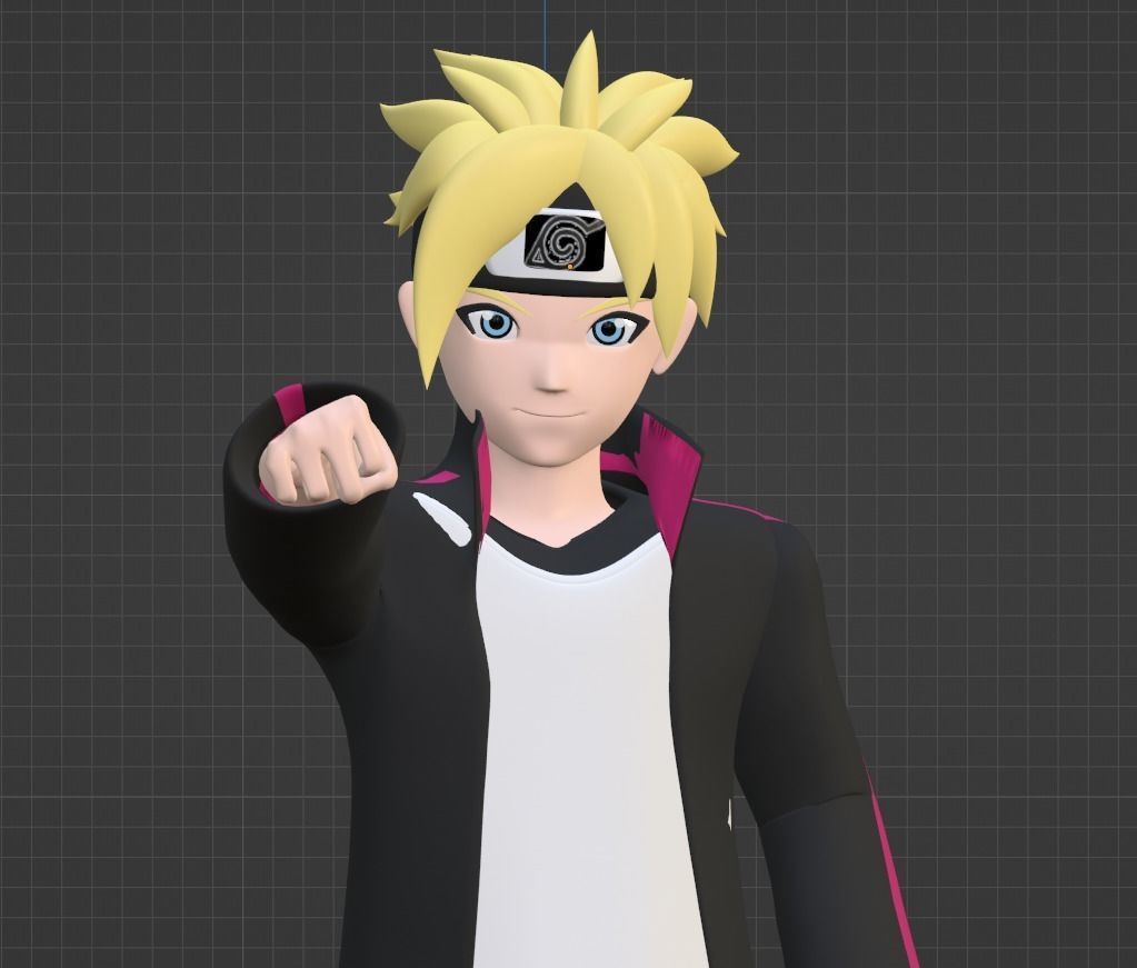 Boruto Uzumaki - Naruto Shippuden 3D model_7